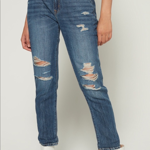 gap mid rise best girlfriend jeans